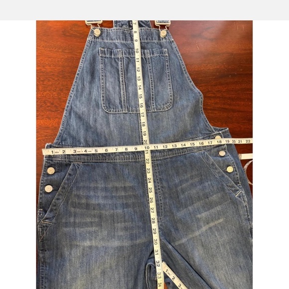 GAP Women's Blue Denim Overalls - Picture 6 of 8